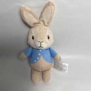 Beatrix Potter Peter Rabbit 7 inch Sewn in Eyes Baby Plush Stuffed Animal Bunny